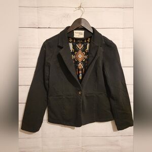 Savanna Jane Blazer Womens Size M Southwestern Native American Boho Colorful